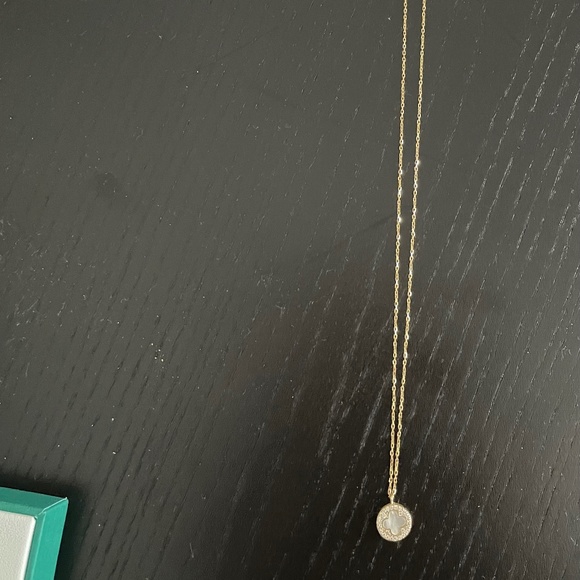 Gold Clover Necklace Rachel Zoe - Picture 1 of 2